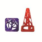 Colorful PP Soccer Training Marking Cones For Speed And Agility In Soccer