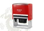 2015 New Design 73X58mm Denasow Self Inking Name Stamp /date stamp ,Rubber