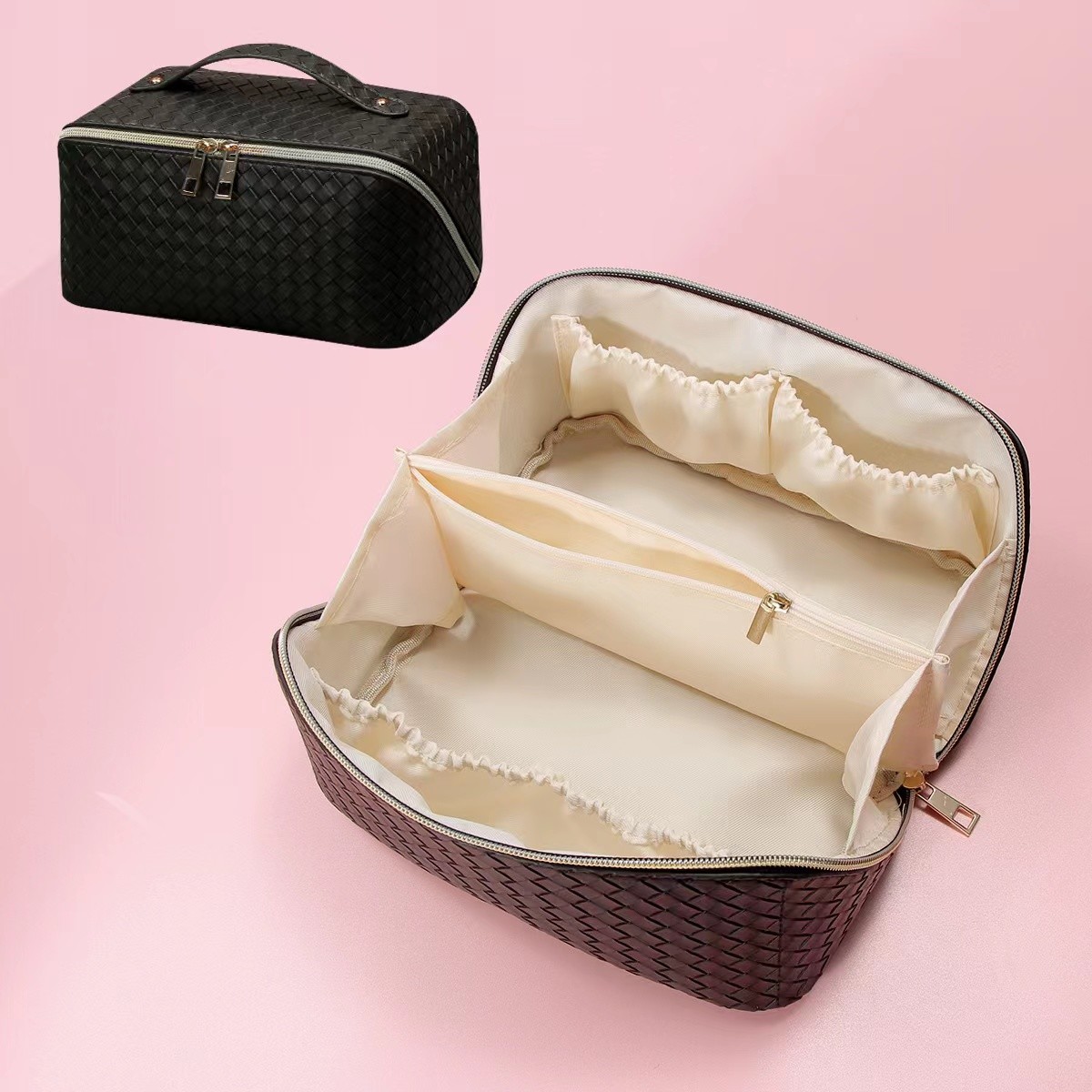 Fashion Makeup Bag Cosmetics Bag PU Fabric Waterproof And Moisture Proof