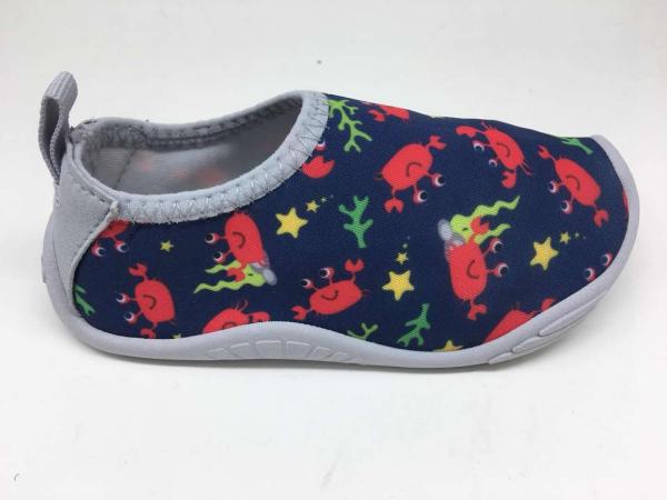 Buy cheap Lightweight Childrens Swimming Shoes Blue For Summer Season from wholesalers