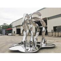 Buy cheap Modern Outside Garden Ornaments Art Stainless Steel Sculpture For Street product