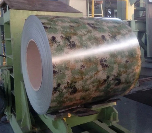 Camouflage Printech Color Coated Coil PPGI 0.5mm*1200mm Z150 PVDF DX51D