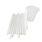 Customizable CPLA Compostable Straws 6*230mm Environmental Protection