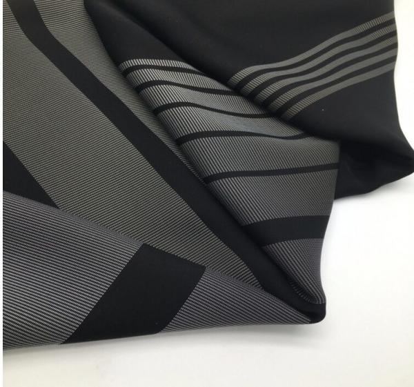 Buy cheap Woven Abaya Rayon colour stripes fabric formal black color for abaya cloth from wholesalers