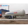 Buy cheap 54M3 SA516GR70 Tank Semi Trailer For LPG Transport from wholesalers