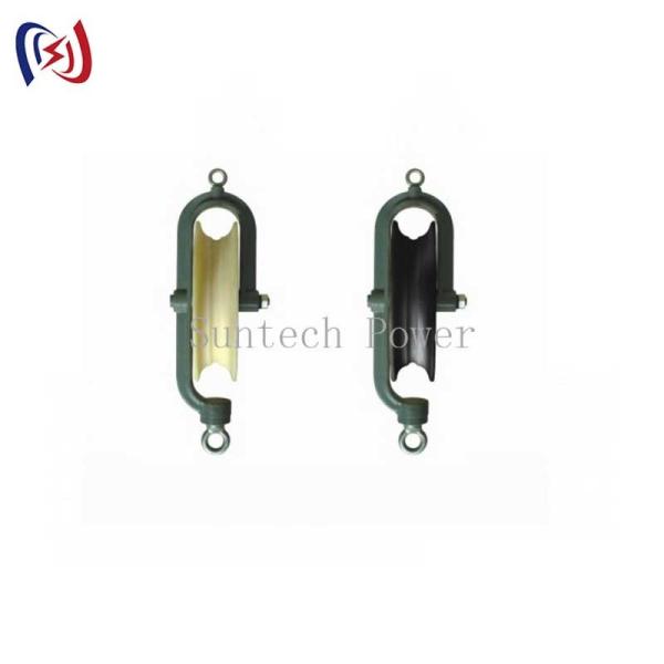 Overhead Line Round Belt Hold Down Wire Rope Pulley Wheel Transmission Stringing