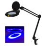 Buy cheap Ultraviolet Small Led Magnifying Desk Lamp Flexible 5 Inch 127mm Lens from wholesalers