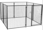 Eco Friendly Large Dog Fence Kennel , Chain Link Dog Kennel Flooring
