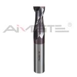 2 Flutes Carbide End Mill Cutter 30 Degree 45 Degree TiAlN Coated End Mills