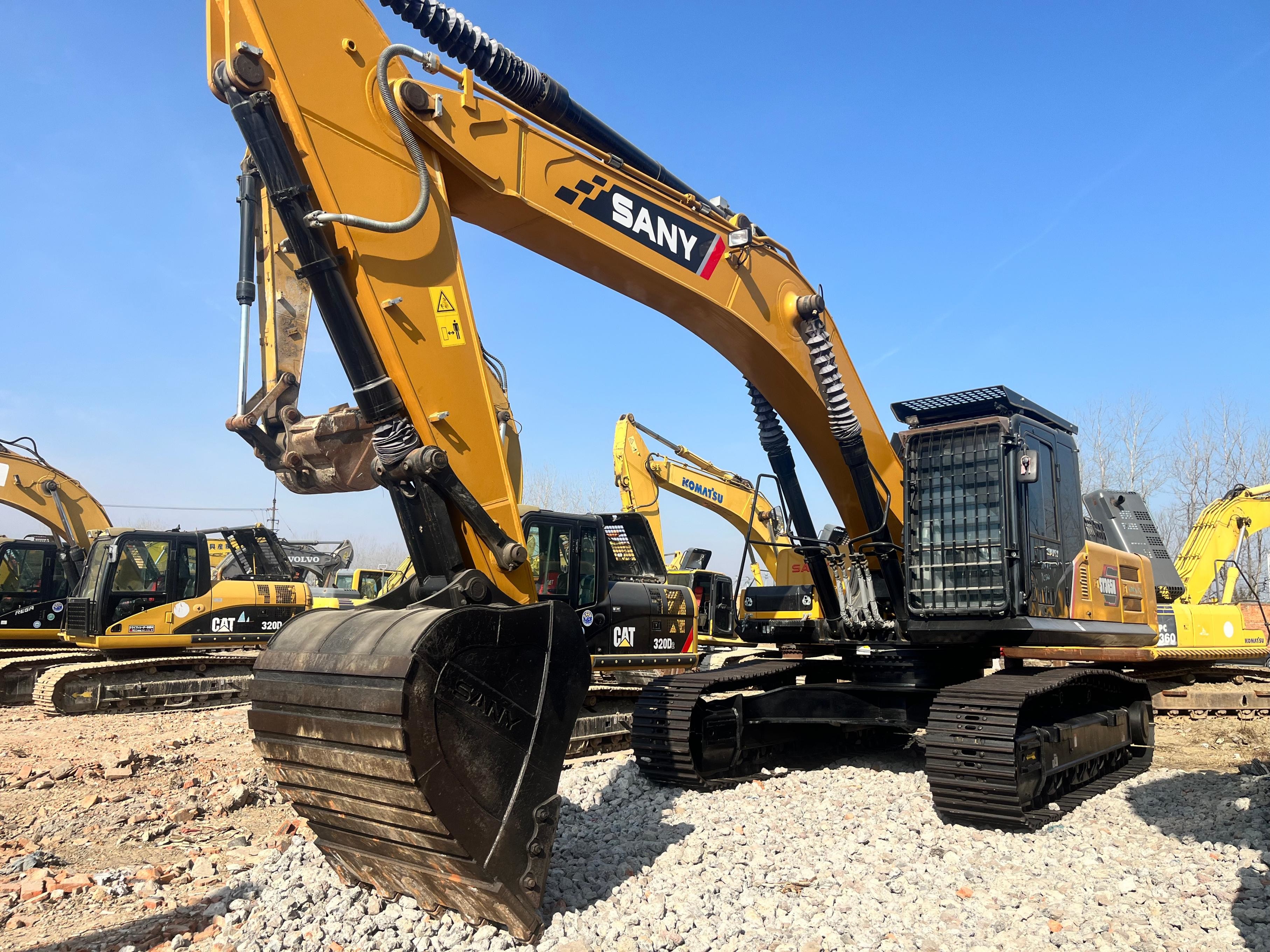 Sany Brand Used 365H Mining Excavator 36 Ton Second Hand Backhoe Digger