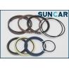 Buy cheap 440-00349KT Doosan Bucket Cylinder Seal Repair Kit 44000349KT Fits DX80R SOLAR 75-V Excavator Parts from wholesalers
