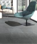 Anti Slip Black Matte Bathroom Ceramic Tiles 600*600mm Acid Resistant