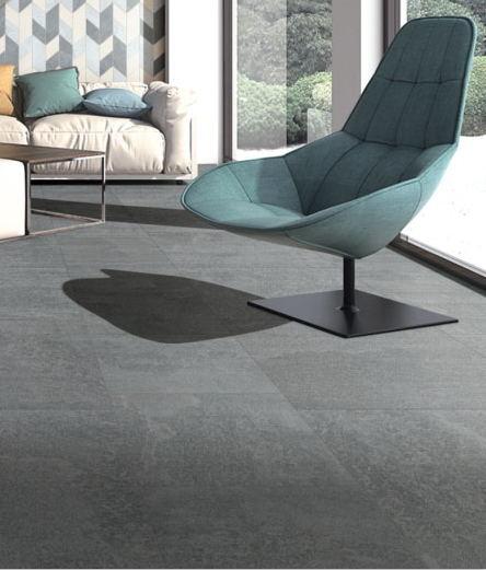 Buy cheap Anti Slip Black Matte Bathroom Ceramic Tiles 600*600mm Acid Resistant from wholesalers