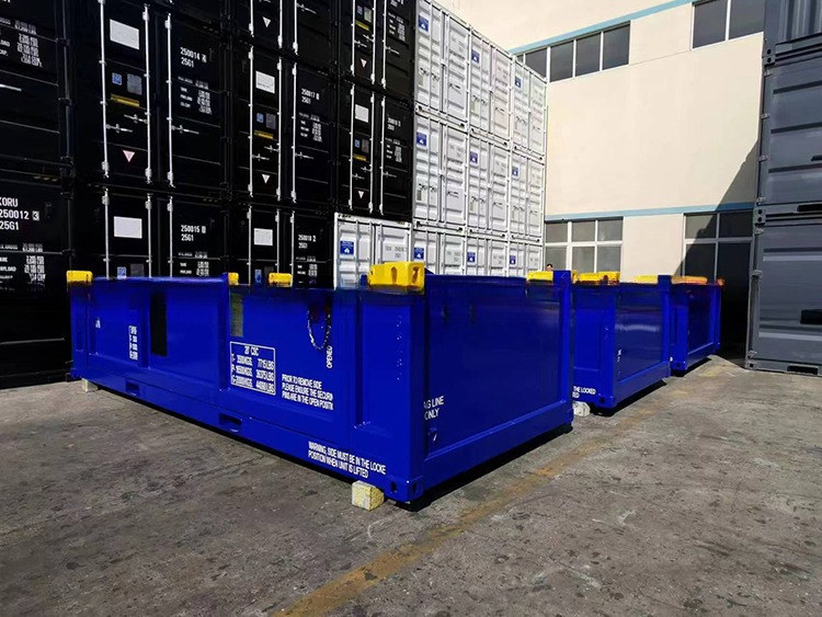 20ft DNV2.7-1 Standard Half Height Offshore Cargo Baskets Container with 14.00 cbm Capacity Design Standard ISO10855