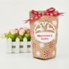 Buy cheap Vintage Christmas Disposable Kraft Paper Christmas Bags 10*7*16cm from wholesalers