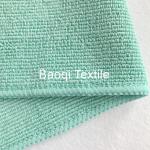 Blue color size 16”microfiber glasses towel polyester cleaning towels microfiber