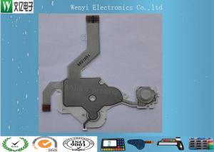 China 0.5mm Pitch Polyester Base Capacitive Touch Sensor Circuit 200g Touch Force Silicone Key on sale