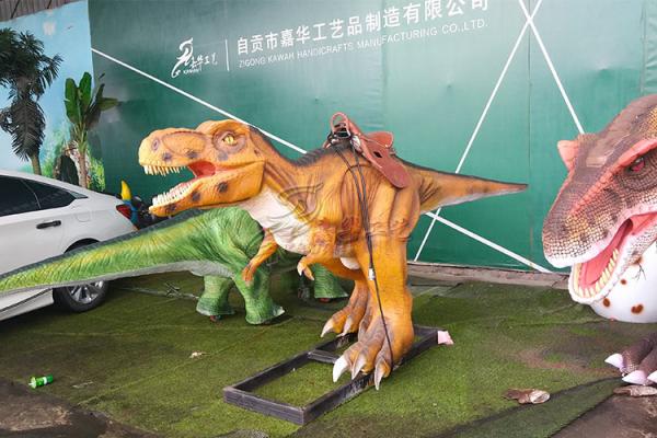 Quality Customizable Size Kinds Of Animatronic Dinosaur Ride Dynamic With Sounds for sale