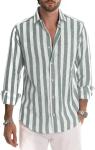 High Quality Slim Striped Shirt Long Sleeve Large Size Color Plus Size Summer