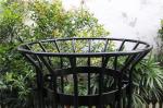 Outdoor Metal Tree Guards Powder Coated Steel Pipe Material For Garden Fence