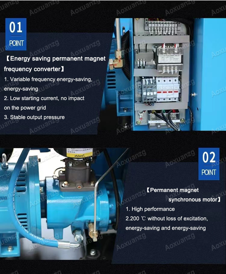 Laser Cutting Machine Aluminum Foil Container Production Line 15KW Screw Air Compressor