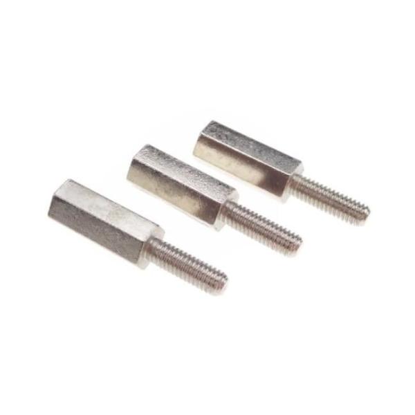 Buy cheap Nickel Finsih M3 Custom Fasteners Brass Hex Spacers 5.5 OD 8 Length from wholesalers