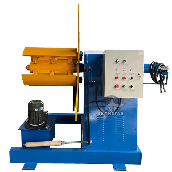 Buy cheap 5 ton 500mm width hydraulic decoiler Galvanized steel or PPGI 15 working days from wholesalers