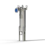 62KG Stainless Steel Bag Filter Housing Top Entering Type for Food Industry