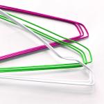 Strong Silver Galvanized Metal Steel 16 Inch Wire Clothes Hangers