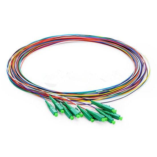 Buy cheap 12 Color Pigtail Single Mode Fiber Jumpers LC APC For Local Area Networks from wholesalers