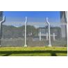 Buy cheap V Types 358 Anti Climb Fence Perimeter Clear View Fence With Barbed Wire On Top from wholesalers
