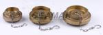 Instanteneous / Storz / NST Brass Fire Hose Blanking Cap With Chain