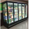 Buy cheap Fan Cooling Supermarket Multideck Display Refrigerator With Glass Door from wholesalers