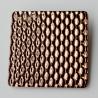Buy cheap 304 316 Decorative Materials Texture Metal sheet PVD Rose Gold Color Embossing 2wl Stainless Steel Sheet from wholesalers