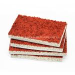 Red PU Material Tartan Track Material , Outdoor Sports Flooring 13mm Thickness