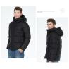 Buy cheap Simple Atmospheric Short Padded Jacket Men'S Down Parka Hit Color Short Coat from wholesalers