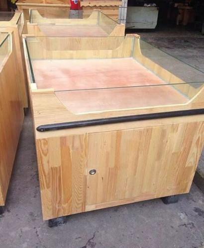 Buy cheap Customized Supermarket Stand Wood Storage Display Shelving Units / Wood Shelving Units from wholesalers