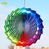 Buy cheap Multi Colored UV Printed Garden Steel Wind Spinner 30*30cm from wholesalers