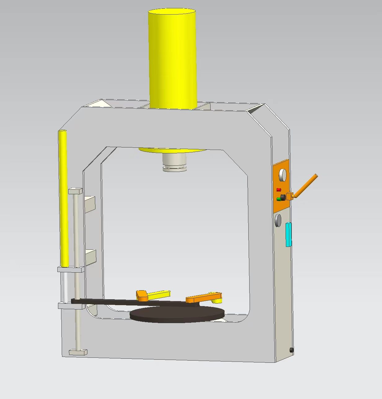 High-Efficiency TP250 Ultra-Duty Forklift Hydraulic Tire Press Machine With ISO9001 Certification