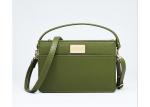 Khaki Small Crossbody Bag Fashion Design , Pu Leather Ladies Shoulder Bags