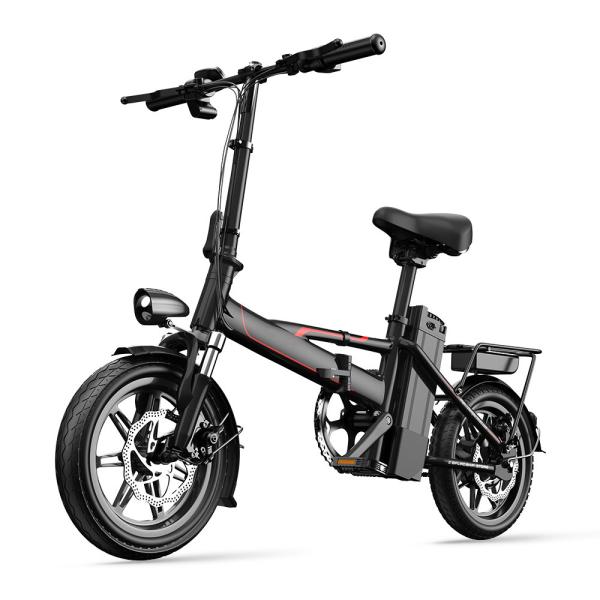 Buy cheap 48T Alu Lightweight Electric Folding Bike Collapsible 125kg Max Loading from wholesalers
