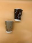 Eco-Friendly Flexo Printing PE Coating Takeaway Kraft Paper Cups For Drinking