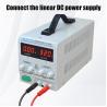 Buy cheap 12v DC 5.5mm X 2.1mm Male to 4mm Banana Plugs Cable from wholesalers