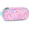 Buy cheap mibasies Kids Pencil Case for Girls and Boys Soft Rainbow Pen Box Pouch (Rainbow 1) from wholesalers