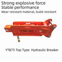 Buy cheap 75 Chisel Top Type Hydraulic Breaker Wear Resistant YTB75 for 6-8 Ton Excavator product
