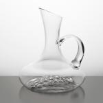 46oz Crystal Wine Decanter With Handle 1300ml Unique Wine Carafe Lead Free