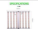 Buy cheap Foldable Aluminum 1000W LED Full Spectrum Grow Light 2496 LEDs Dimmable from wholesalers