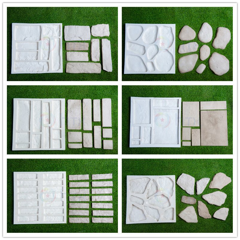 Concrete Wet Cast Paving Artificial Stone Making Machine Quantitative Feeding