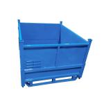 Heavy Duty Industrial Foldable Steel Storage Container Bin with Powder Coating