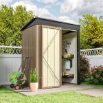 Waterproof Metal Storage Shed Steel Garden House Color Steel Plate Galvanized